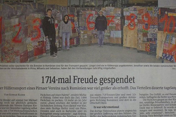 "Rückblende" in der Sächsischen Zeitung